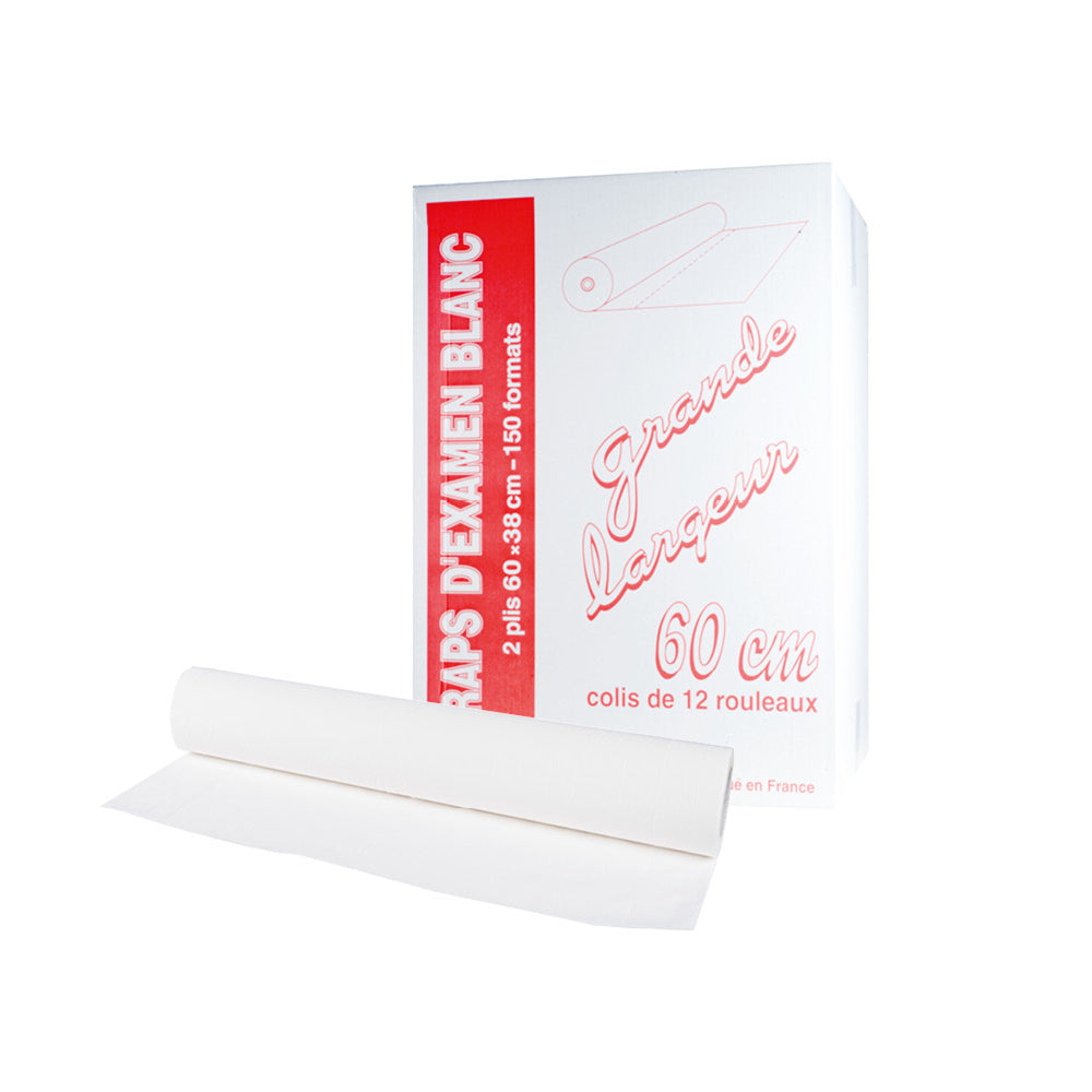 Draps d'examen grande largeur - 150 formats - 60 x 35 cm