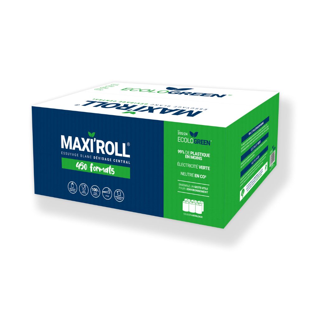 BOBINES DEVIDAGE CENTRALE MAXI'ROLL - 450 FORMATS - 19 X 24 CM