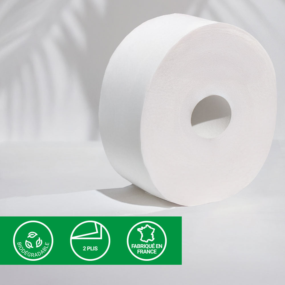 PAPIERS HYGIÉNIQUE MAXI'TITAN - 320 MÈTRES - 2 PLIS PURE OUATE