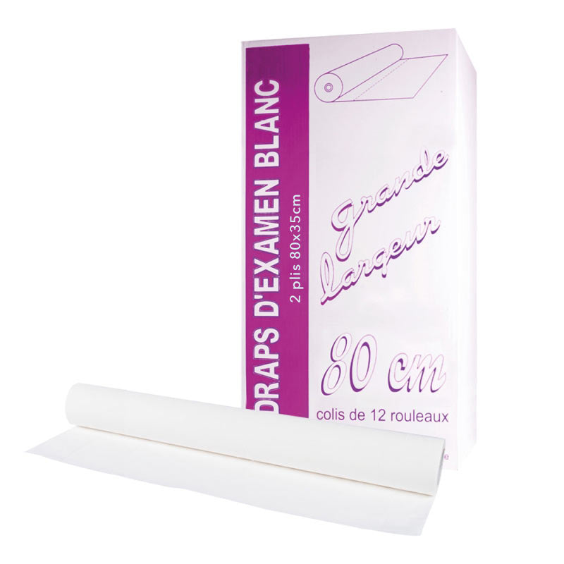 DRAPS D'EXAMEN GRANDE LARGEUR - 135 FORMATS - 80 X 35 CM