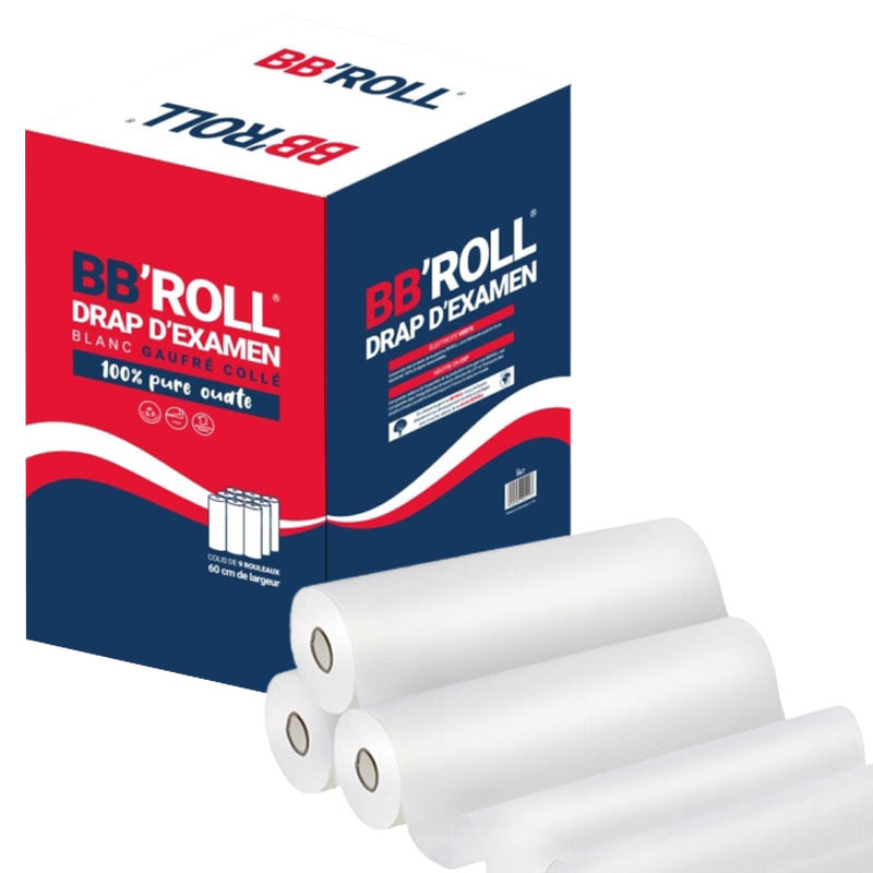 DRAPS D'EXAMEN GAUFRÉ COLLÉ - 135 FORMATS - 60 X 35 CM