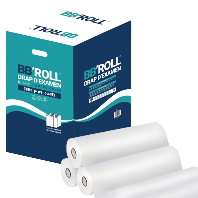 DRAPS D'EXAMEN GAUFRÉ COLLÉ - 135 FORMATS - 70 X 35 CM