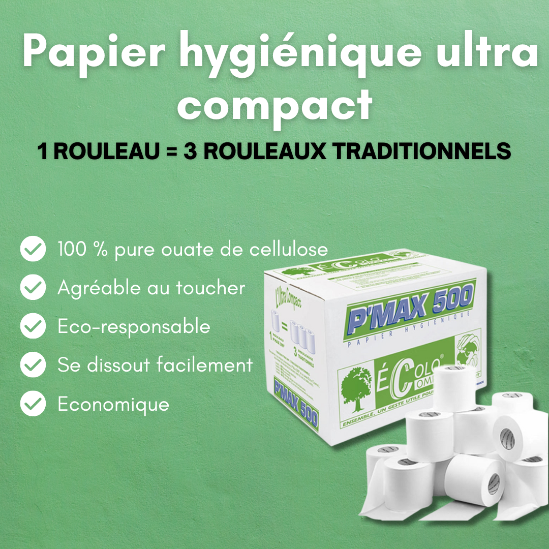 Papier Hygiénique P'max De 500 Feuilles
