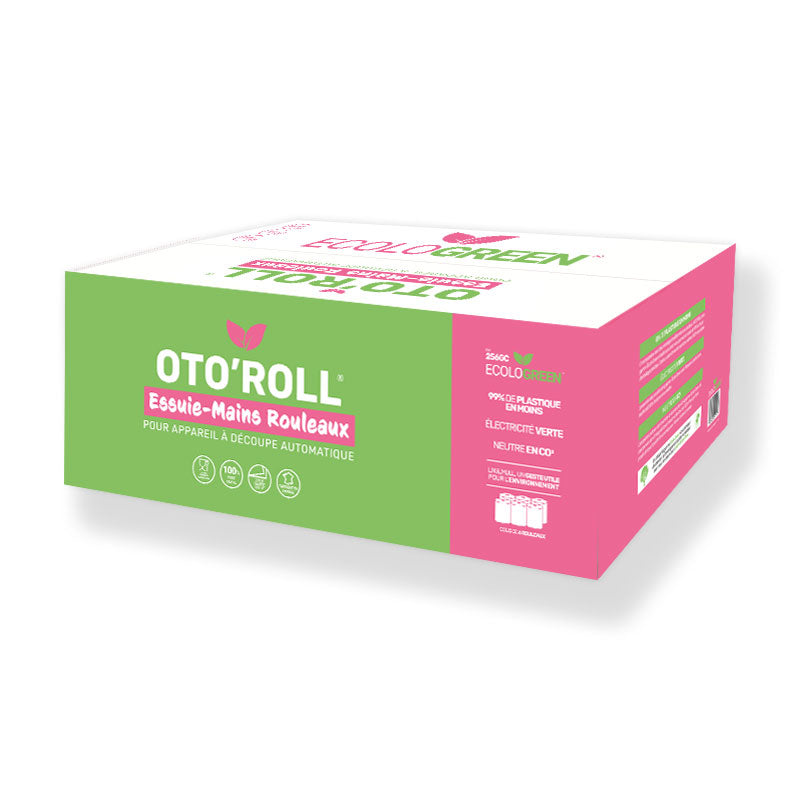 BOBINES ESSUIE MAINS ROULEAUX POUR DÉCOUPE AUTOMATIQUE - 140 MÈTRES