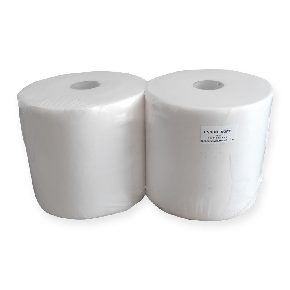 Professional Soft Wiper - 250 sizes - 25 x 35 cm - 2 rolls per package REF 655NP