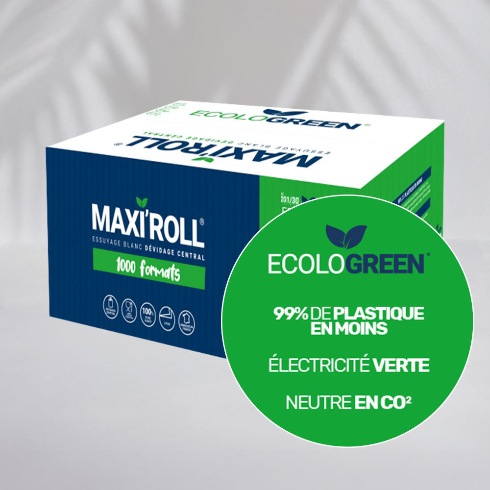 WHITE WIPE ROLLS - 1000 SIZES - 22 X 30 CM