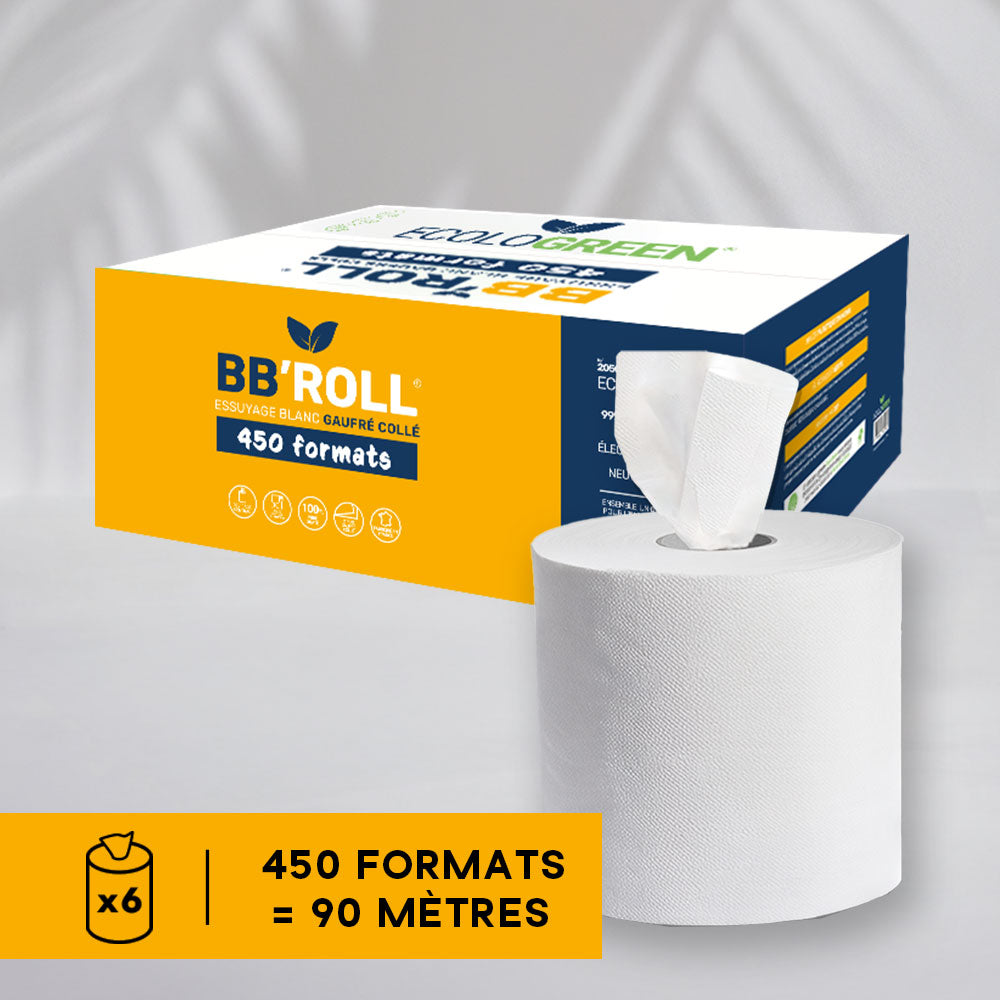 MAXI'ROLL CENTRAL UNWINDING REELS - 450 SIZES - 19 X 30 CM