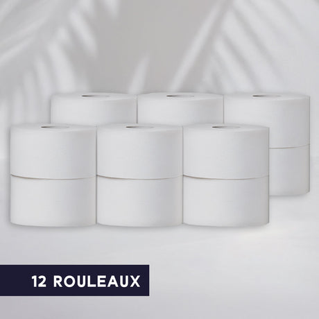 MINI'JUMBO TOILET PAPER - 200 METERS - 2 PLY PURE WOODEN