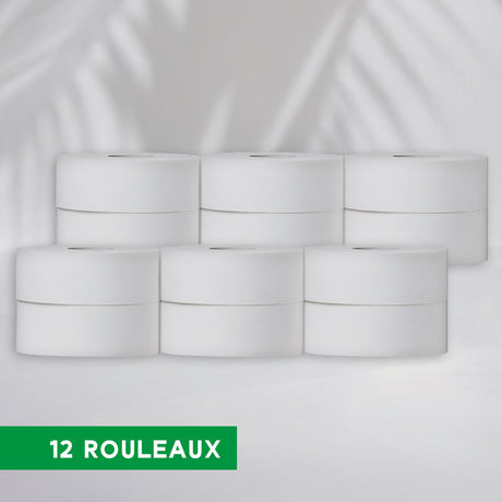 MINI'JUMBO TOILET PAPER - 160 METERS - 2 PLY PURE WOODEN