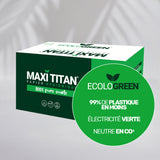 PAPIERS HYGIÉNIQUE MAXI'TITAN - 320 MÈTRES - 2 PLIS PURE OUATE