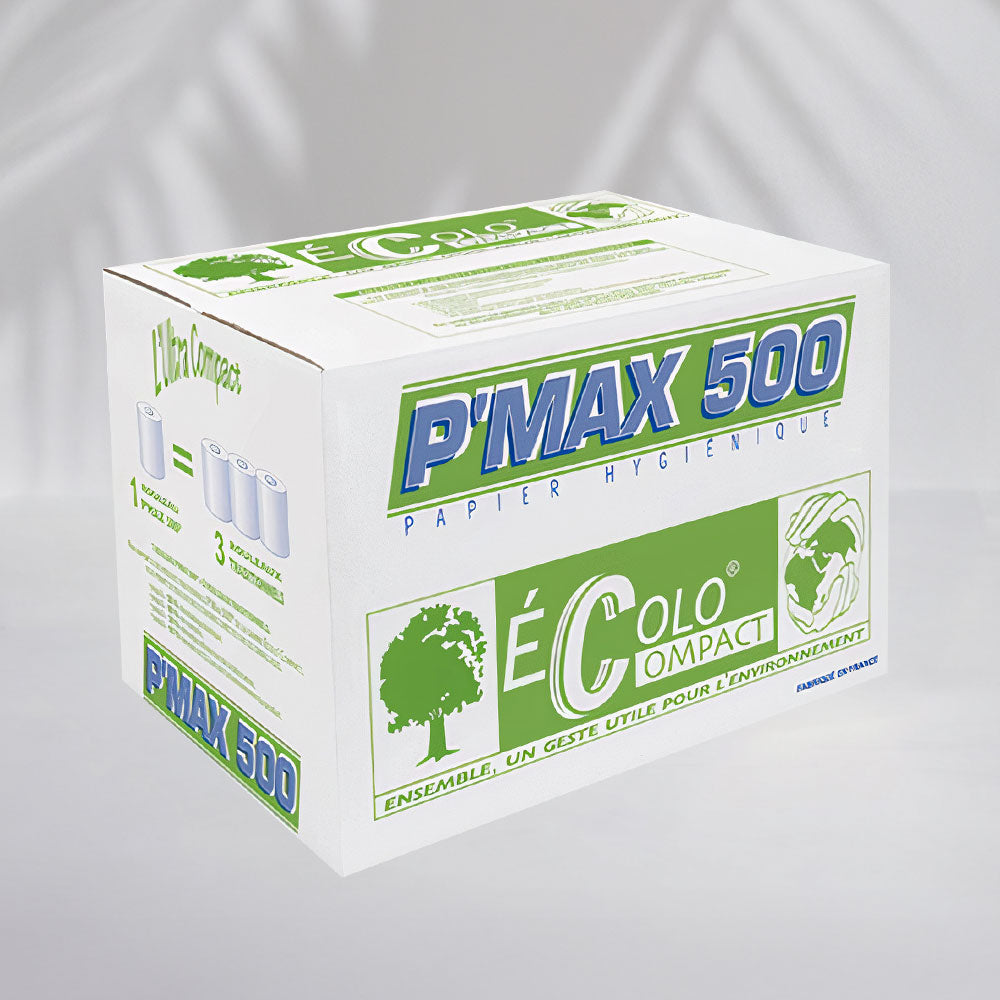 P'MAX 500 TOILET PAPER - ULTRA COMPACT - 500 SHEETS