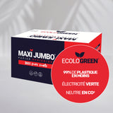 PAPIERS HYGIÉNIQUE MAXI JUMBO MICRO GAUFRE ULTRA SOFT - 280 MÈTRES - 2 PLIS PURE OUATE