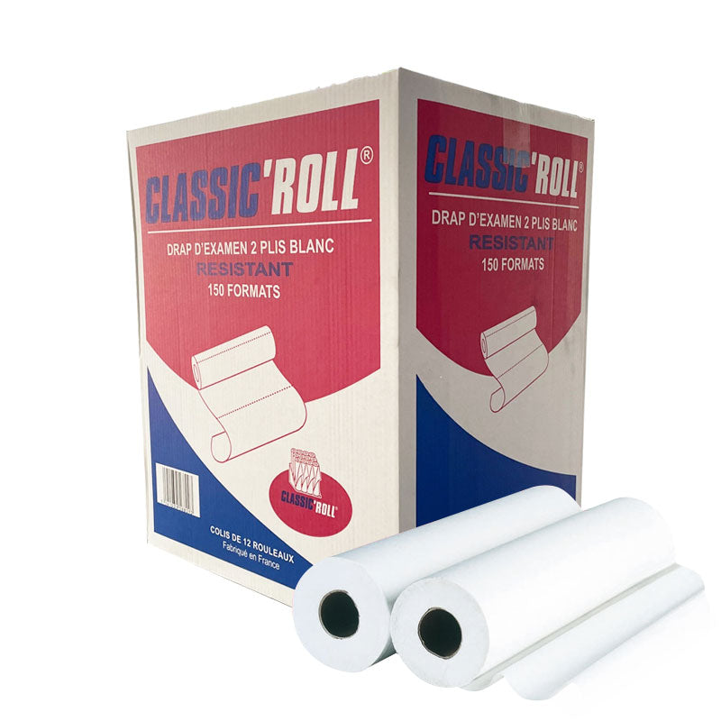 CLASSIC'ROLL RESISTANT EXAMINATION SHEETS - 150 SIZES - 50 X 38 CM