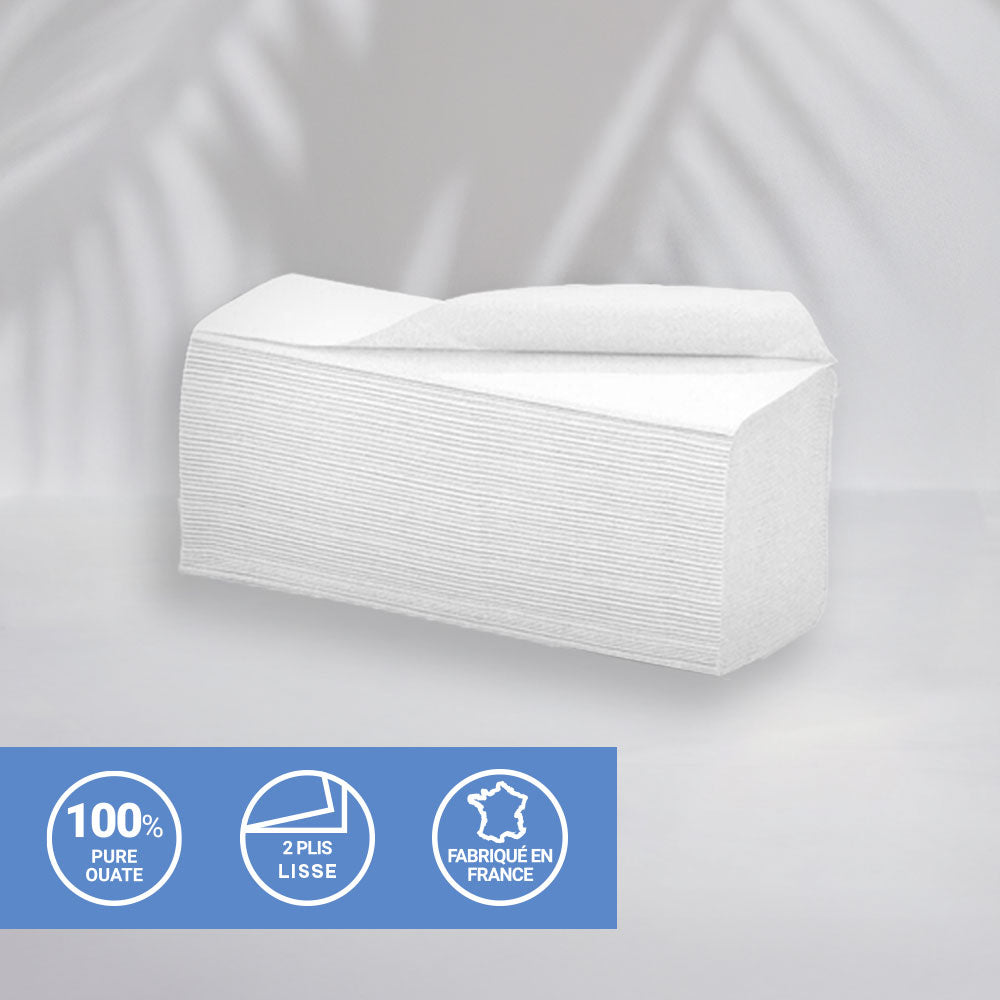 INTANGLED W-FOLD HAND TOWELS - PACKAGE OF 3200 SIZES - 22 X 34 CM